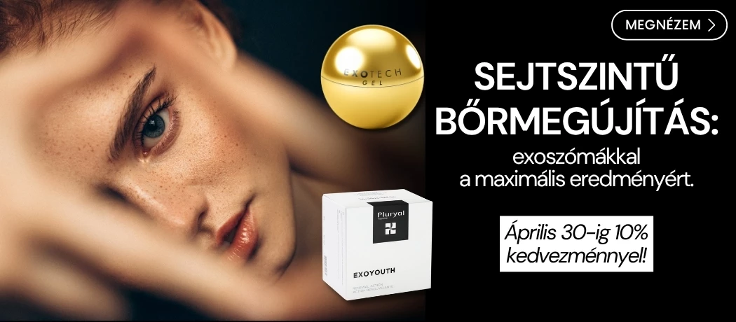 Sejtszintű megújítás exoszómákkal. Most április 30-ig 10% kedvezménnyel.