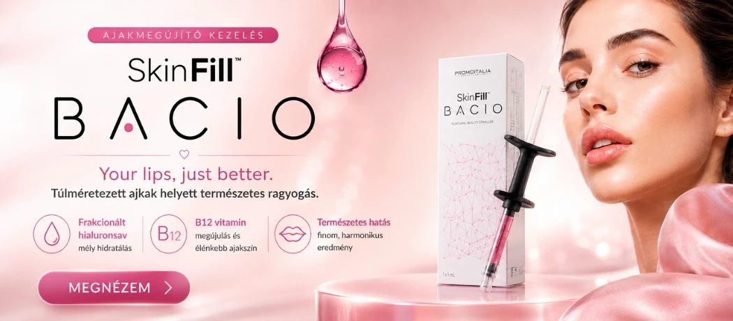 SkinFill Bacio innovatív ajakmegújító kezelés