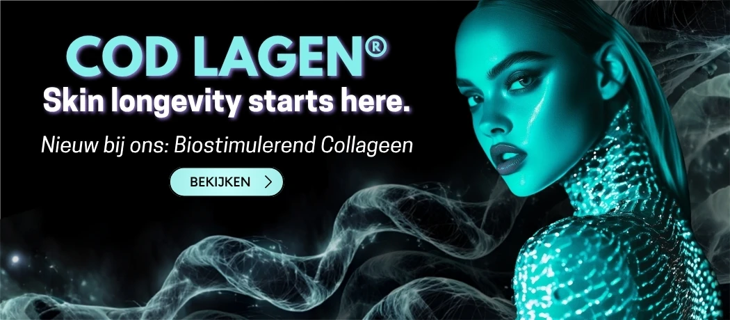 COD LAGEN® Biostimulerend Collageen – een innovatieve, visgebaseerde collageenbehandeling voor huidverjonging. Nieuw in het assortiment van DermaGuru.