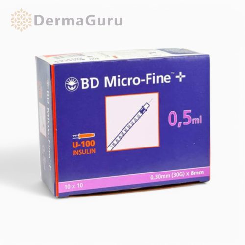 BD Micro-Fine+ Penkanyle 0,5 ml 30G, egyszer használatos fecskendő, 100 db