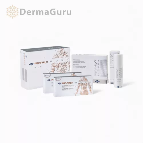 Profhilo Body Kit, Pleťová výplň kyselina hyalurónová, balenie telovej starostlivosti, 1 sada x 4 položky