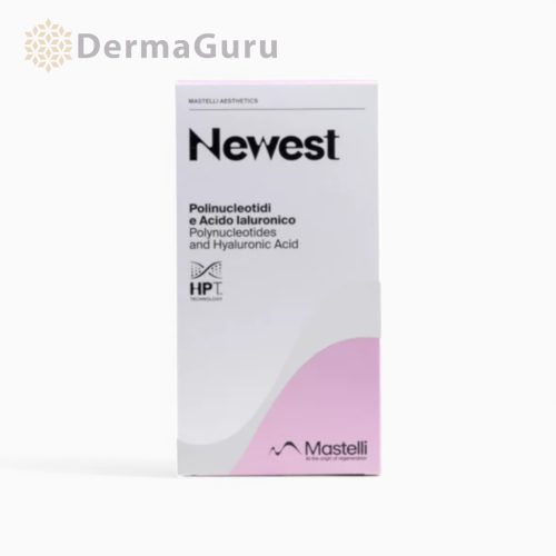 Newest, polinukleotid és hialuronsav gél, arc, nyak és dekoltázs kezelése, 1x2ml