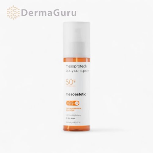 Mesoestetic Mesoprotech Body Sun Spray SPF 50+, ultrakönnyű testpermet magas fényvédelemmel, 200 ml