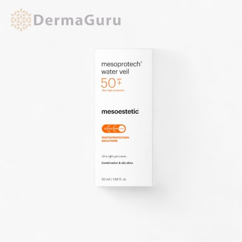 Mesoestetic Mesoprotech Water Veil SPF 50+, ultrakönnyű fényvédő gél-krém normál és kombinált bőrre, 50 ml
