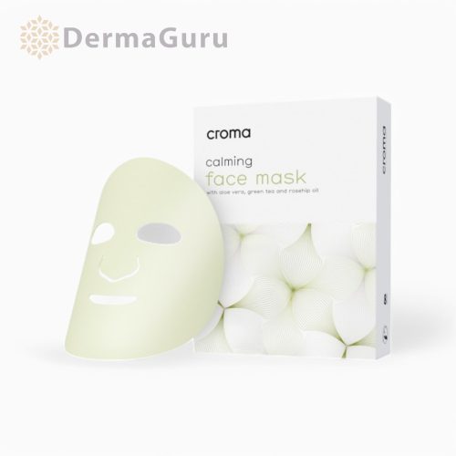 Calming Face Mask, nyugtató arcmaszk, hialuronsavas maszk, 8 db, Croma