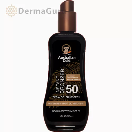 Australian Gold Spray Gel Bronzer SPF 50, naptej 237 ml