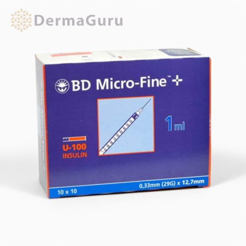 BD Micro-Fine+ Penkanyle 1 ml 29G, egyszer használatos fecskendő, 100 db