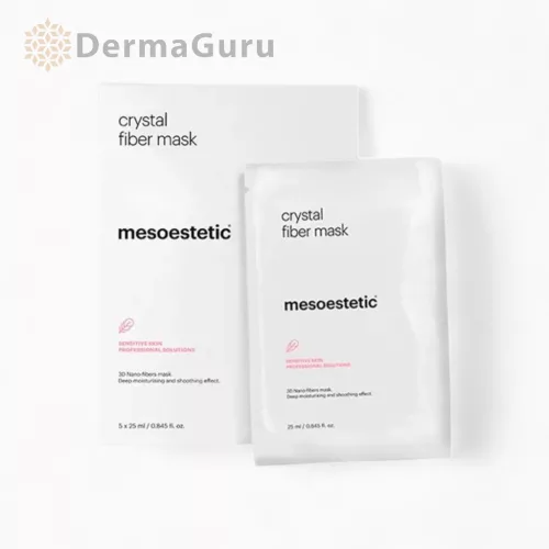 Mesoestetic Crystal Fiber Mask regeneráló arcmaszk 5 db