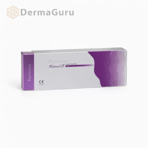 Prostrolane Natural-B, hyalurónové plnivo, ošetrenie stredných alebo silných vrások, 2 ml
