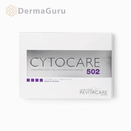 Cytocare 502, hialuronsavas bőrfeltöltés, felszíni ráncok és photo-aging kezelése, 10x5ml