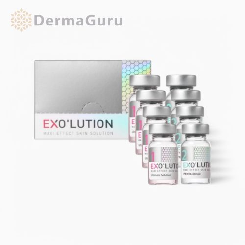 EXOLUTION, exoszómás kezelés, bőrregeneráció és bőrmegújítás, 4-es szett 4x 6 ml (4 ml + 2 ml)