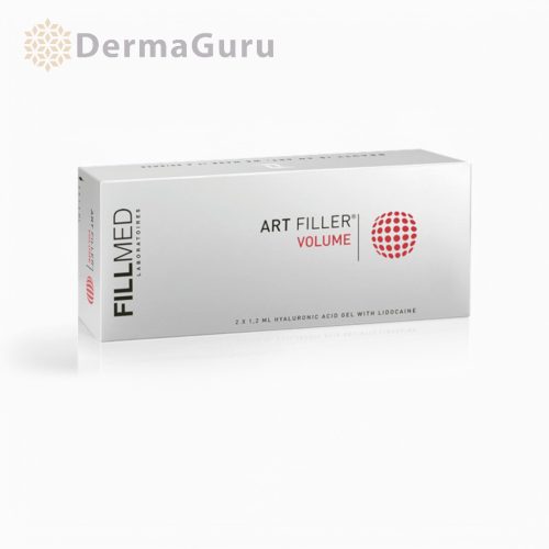 Fillmed Art Filler Volume L.,hyaluronzuurvuller, volumevergroting en gezichtscontouren, 2 x 1,2 ml